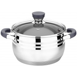 Кастрюля LARA Mercury LR02-471 2.9 л (серебристый)