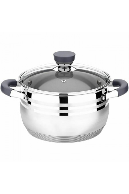 Кастрюля LARA Mercury LR02-471 2.9 л (серебристый) 