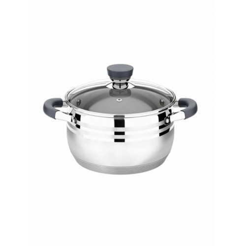 Кастрюля LARA Mercury LR02-473 4.9 л (серебристый) 