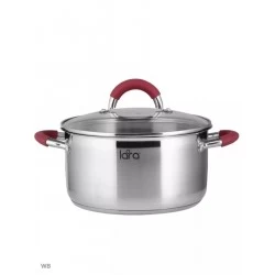 Кастрюля LARA Mercury LR02-474 6.5 л (серебристый)