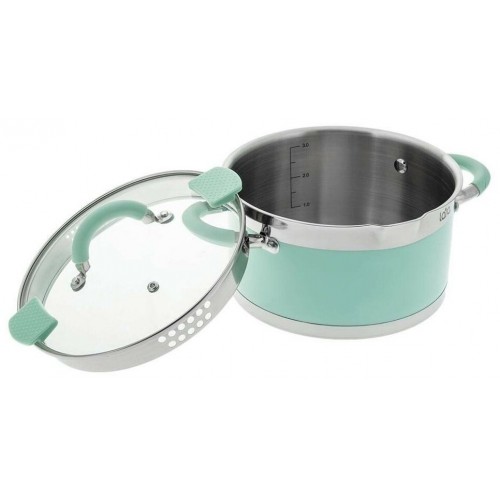 Кастрюля LARA Mint LR02-542 3.1 л (мятный) 8