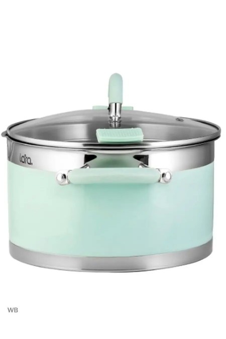 Кастрюля LARA Mint LR02-543 4.4 л (мятный) 3