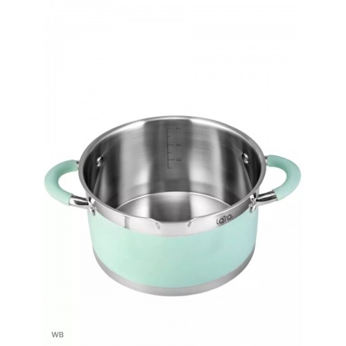 Кастрюля LARA Mint LR02-543 4.4 л (мятный) 3