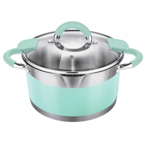 Кастрюля LARA Mint LR02-543 4.4 л (мятный) 7