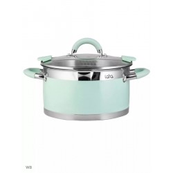 Кастрюля LARA Mint LR02-545 7.2 л (мятный)