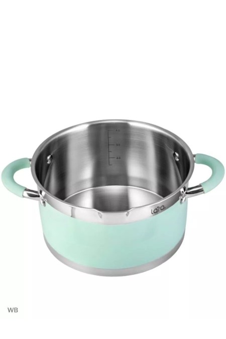 Кастрюля LARA Mint LR02-545 7.2 л (мятный) 2