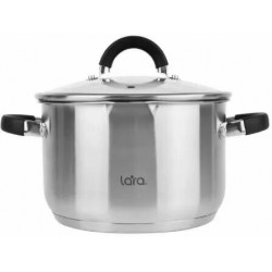 Кастрюля LARA Ника LR02-906 2.9 л (серебристый)