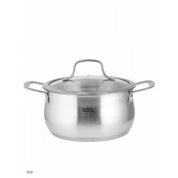 Кастрюля LARA Прованс LR02-354 5.4 л (серебристый)