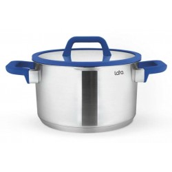 Кастрюля LARA Сапфир LR02-790 2 л (серебристый)