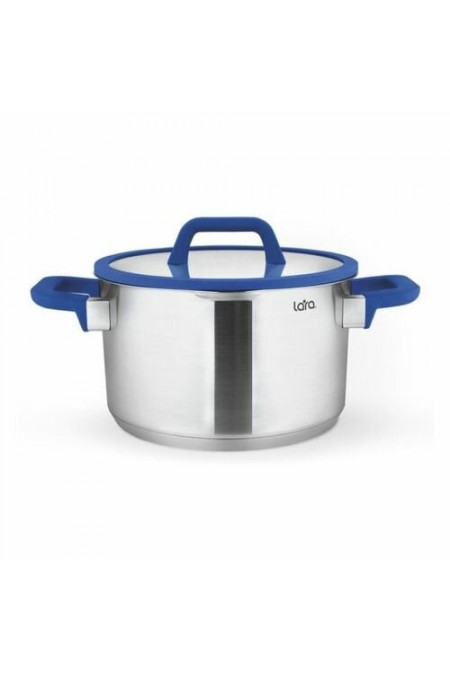 Кастрюля LARA Сапфир LR02-790 2 л (серебристый) 1