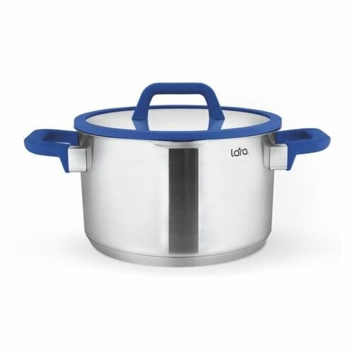 Кастрюля LARA Сапфир LR02-790 2 л (серебристый) 1