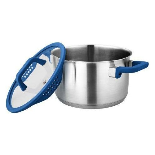 Кастрюля LARA Сапфир LR02-793 4.9 л (серебристый) 