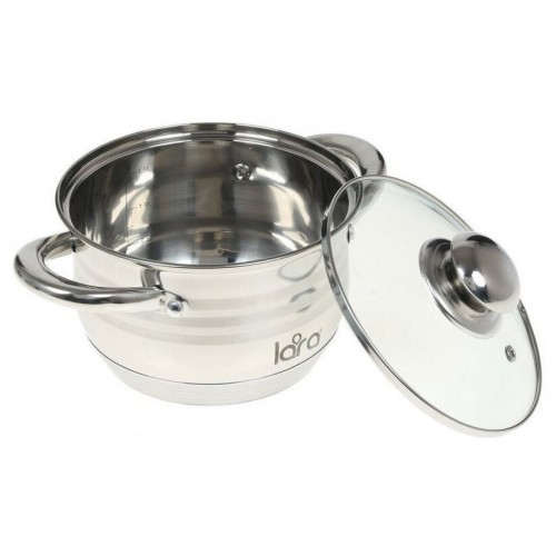 Кастрюля LARA Sonata LR02-580 2.1 л (серебристый) 3