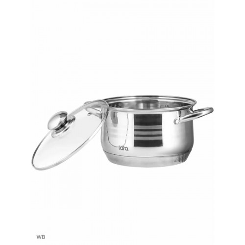 Кастрюля LARA Sonata LR02-581 2.9 л (серебристый) 3