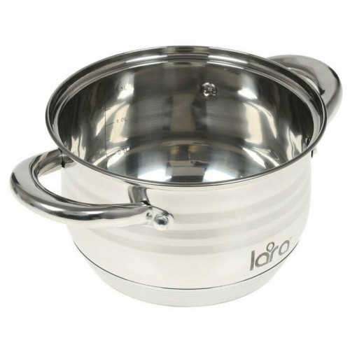 Кастрюля LARA Sonata LR02-582 3.9 л (серебристый) 7