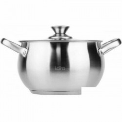 Кастрюля LARA Токио LR02-261 2.3 л (серебристый)