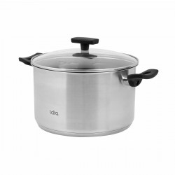 Кастрюля LARA Веста LR02-246 2.1 л (серебристый)