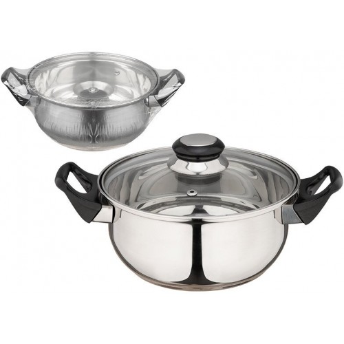 Кастрюля Mallony BAK-02 2 л (серебристый) 