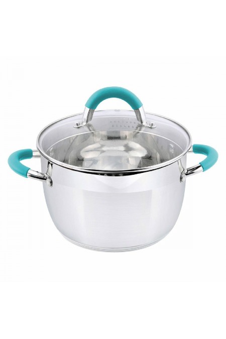 Кастрюля Mallony Bravo 005429 2,9 л (серебристый) 