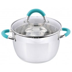 Кастрюля Mallony Bravo 005430 3,9 л (серебристый)