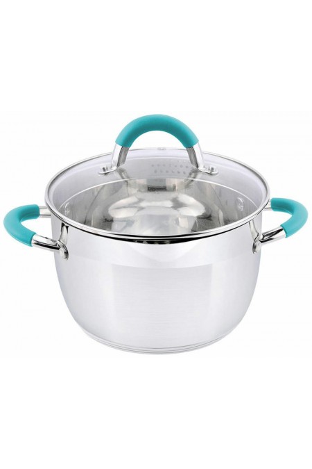 Кастрюля Mallony Bravo 005430 3,9 л (серебристый) 