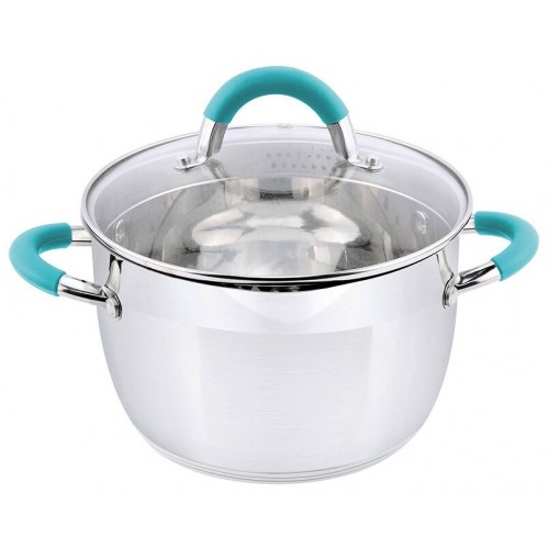 Кастрюля Mallony Bravo 005430 3,9 л (серебристый) 