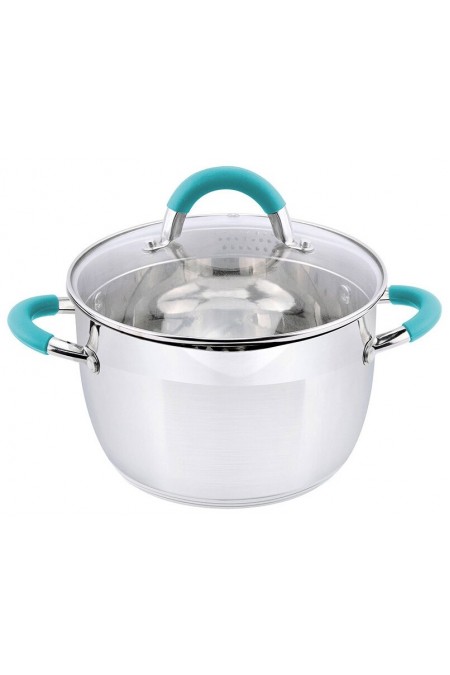 Кастрюля Mallony Bravo 005430 3,9 л (серебристый) 3