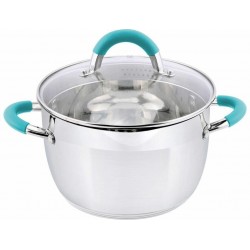 Кастрюля Mallony Bravo 5.1 л (серебристый)