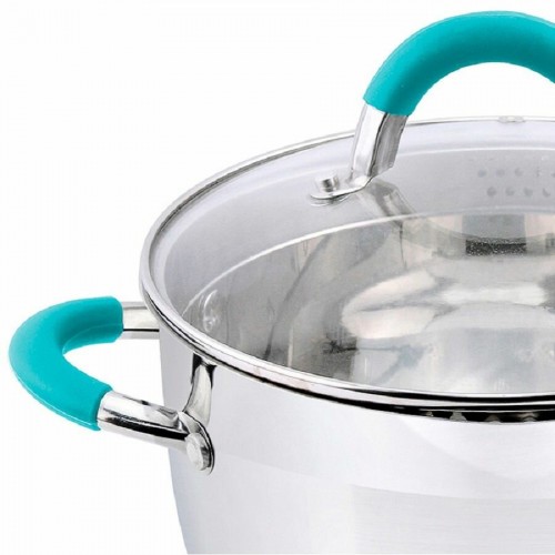 Кастрюля Mallony Bravo 5.1 л (серебристый) 2