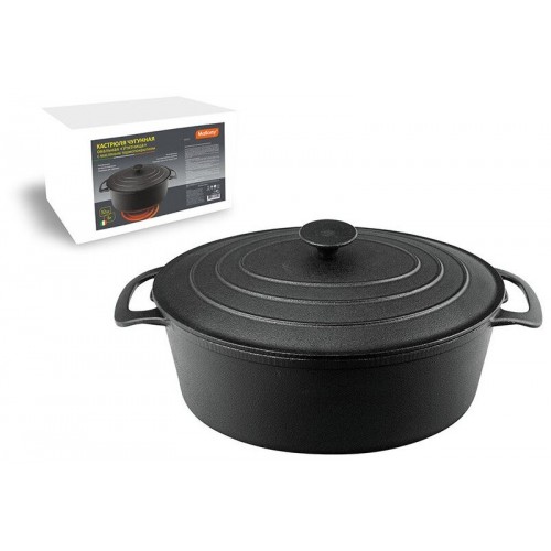 Кастрюля Mallony CC-20/30 2,2 л с крышкой-сковородой (черный) 5