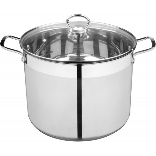 Кастрюля Mallony Culinaria 105803 12.9 л (серебристый) 2