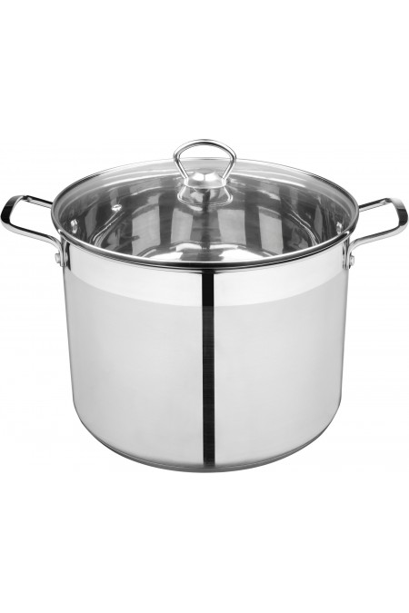 Кастрюля Mallony Culinaria 105803 12.9 л (серебристый) 