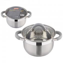 Кастрюля Mallony Felicita 2.9 л (серебристый)