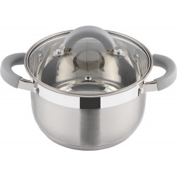 Кастрюля Mallony Felicita 2.9 л (серебристый)