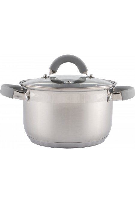 Кастрюля Mallony Felicita 2.9 л (серебристый) 2