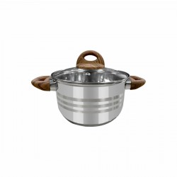 Кастрюля Mallony Foresta 106803 5 л (серебристый)