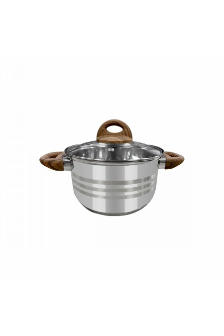 Кастрюля Mallony Foresta 106803 5 л (серебристый) 