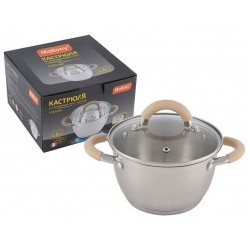 Кастрюля Mallony Fortuna 1.8 л (серебристый)