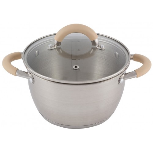 Кастрюля Mallony Fortuna 2.5 л (серебристый) 2