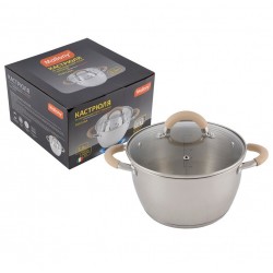 Кастрюля Mallony Fortuna 3.3 л (серебристый)