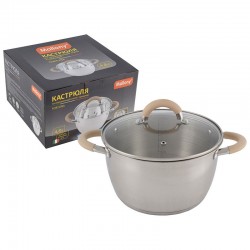 Кастрюля Mallony Fortuna 7220 4.5 л (серебристый)