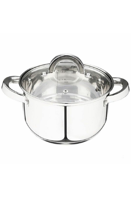 Кастрюля Mallony Mediano 2.6 л (серебристый) 