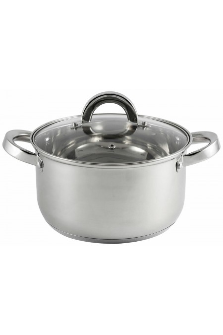 Кастрюля Mallony Mediano 5.8 л (серебристый) 