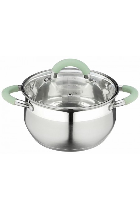 Кастрюля Mallony Mentolo 2.6 л (серебристый) 