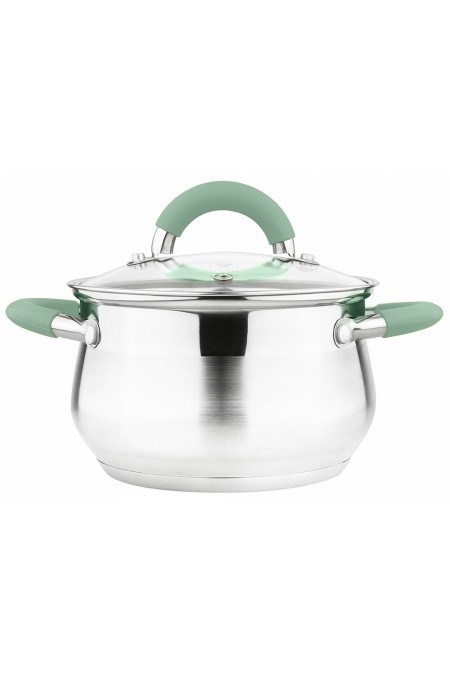 Кастрюля Mallony Mentolo 2.6 л (серебристый) 1