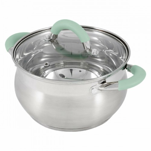 Кастрюля Mallony Mentolo 2.6 л (серебристый) 3