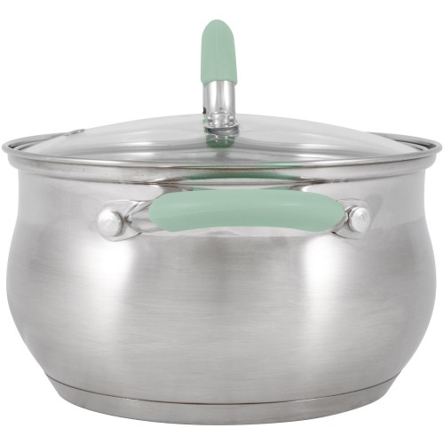 Кастрюля Mallony Mentolo 2.6 л (серебристый) 8