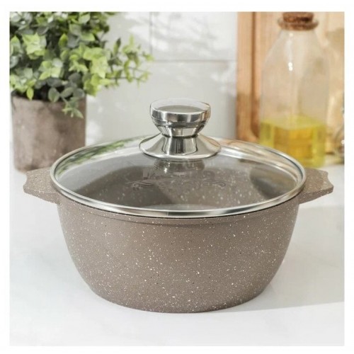 Кастрюля Мечта Гранит brown 42806 2 л (коричневый) 7