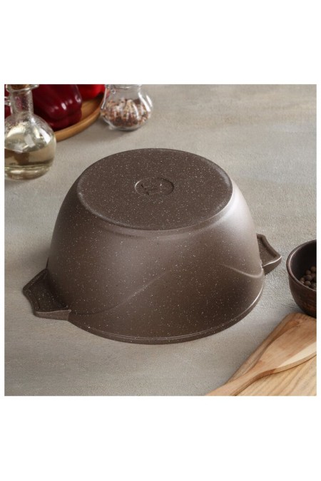 Кастрюля Мечта Гранит brown 43806 3 л (коричневый) 3