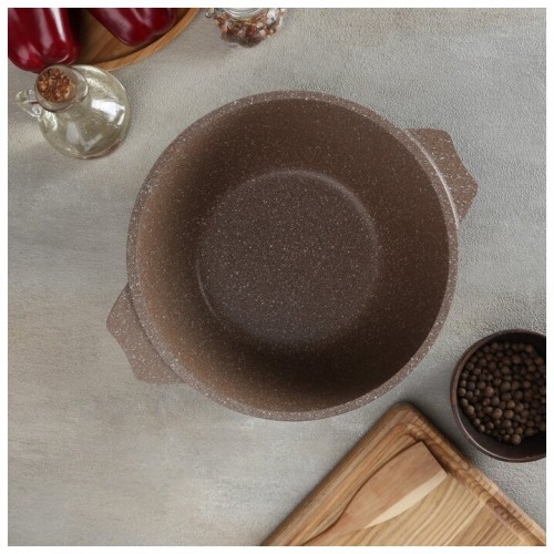 Кастрюля Мечта Гранит brown 43806 3 л (коричневый) 7
